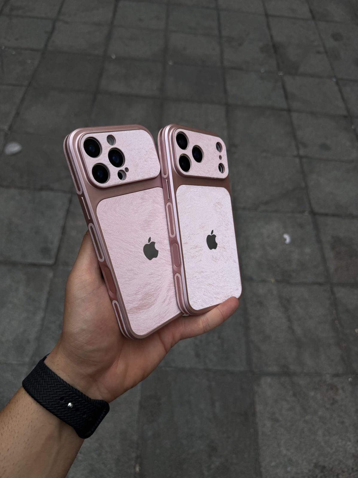 قاب کورتکس صورتی مخملی - تصویر 6